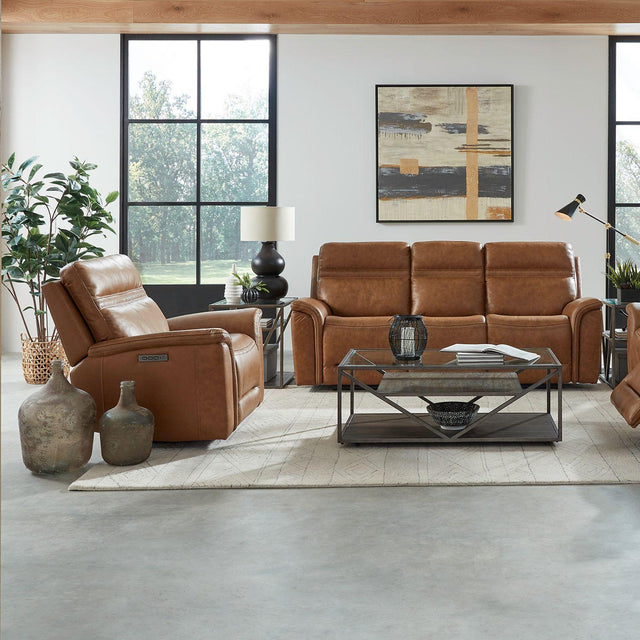 Liberty Furniture Cooper - Sofa & Recliner - Brown