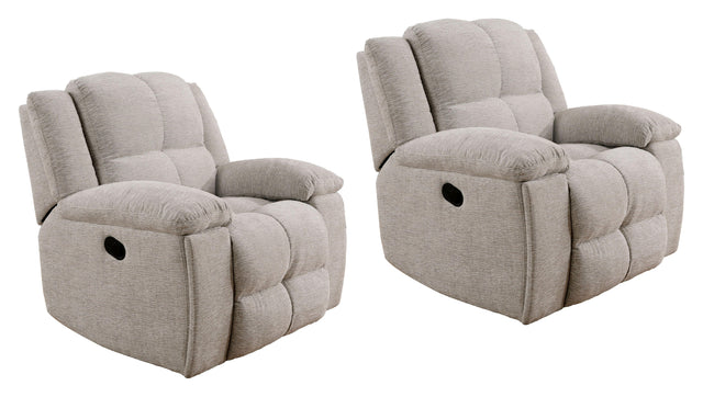 Parker House Buster - Recliner (Set of 2) - Opal Taupe