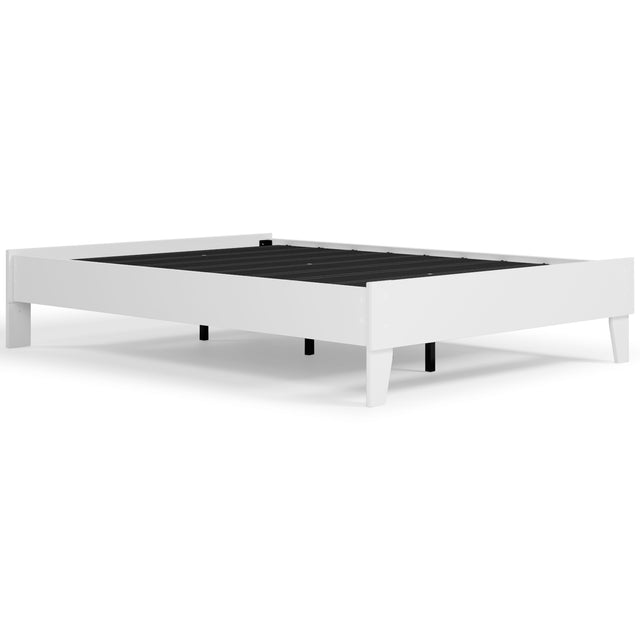 Ashley Piperton Full Platform Bed - White