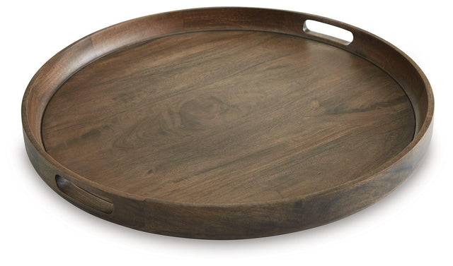 Ashley Webbworth Tray - Gray Brown