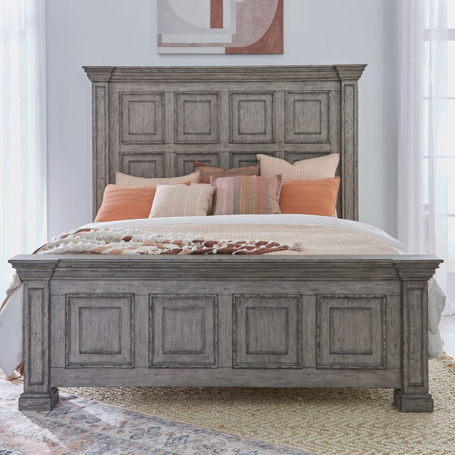 Liberty Furniture Big Valley - California King Panel Bed - Gray