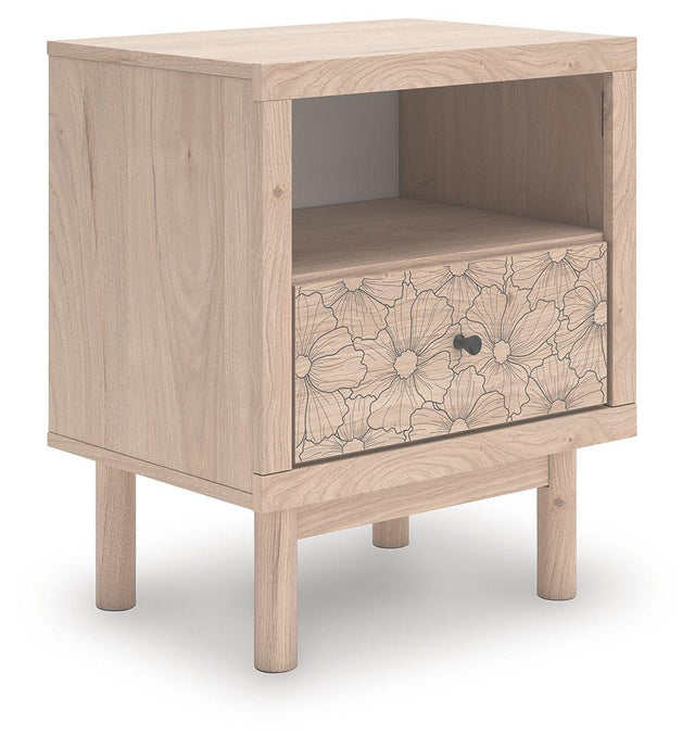 Ashley Arloster One Drawer Night Stand - Tan