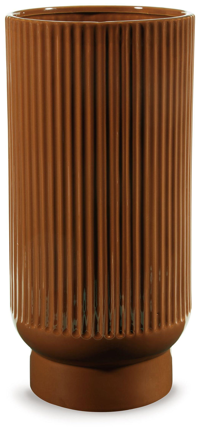 Ashley Avalyah Vase - Burnt Umber