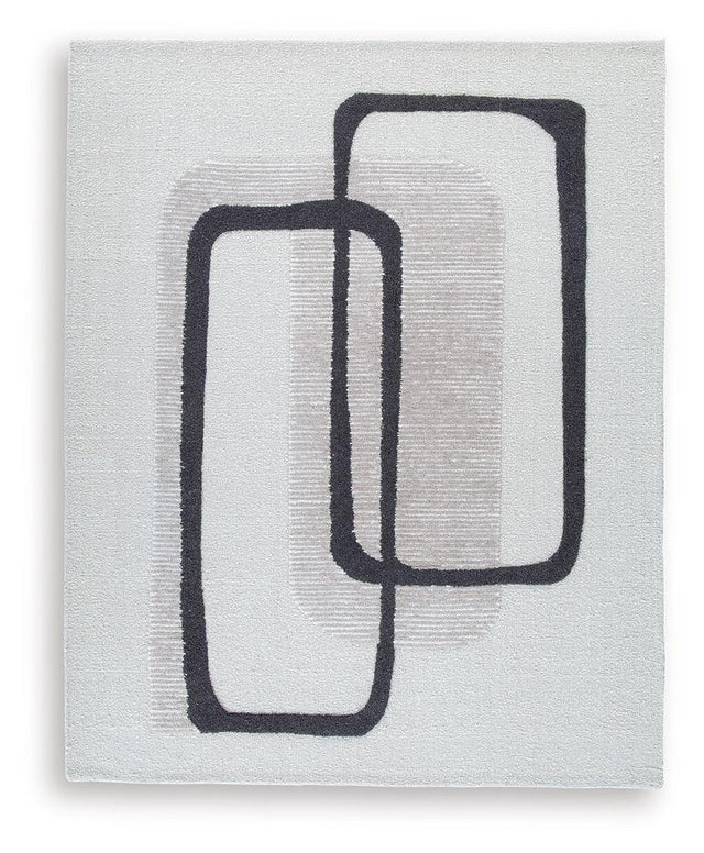 Ashley Davismour Large Rug - Ivory/Taupe/Charcoal
