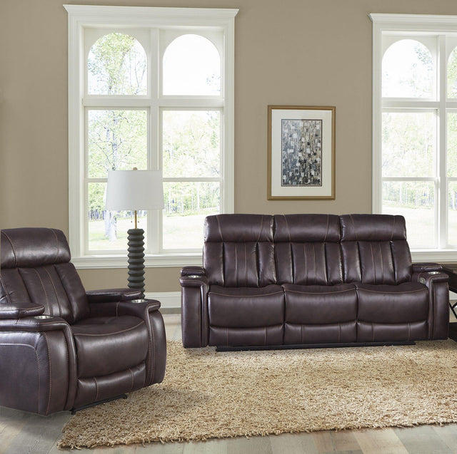 Parker House Royce - Power Reclining Sofa And Recliner - Fantom Brown