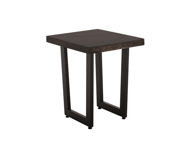 International Furniture Direct Raramuri - Chairside Table - Bramble Bush Brown