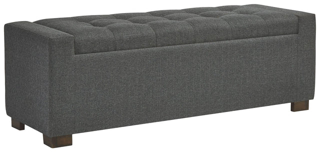 Ashley Cortwell Storage Bench - Gray