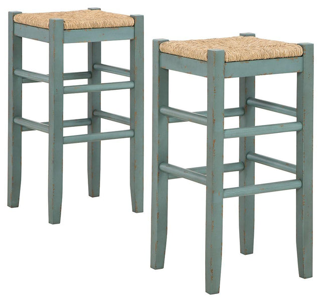 Ashley Mirimyn Tall Stool (2/CN) - Teal