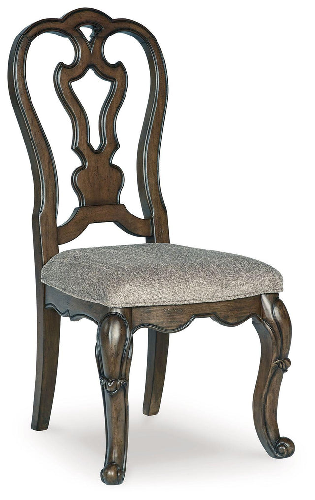 Ashley Maylee Dining UPH Side Chair (2/CN) - Dark Brown