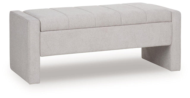 Ashley Akselman Storage Bench - Gray