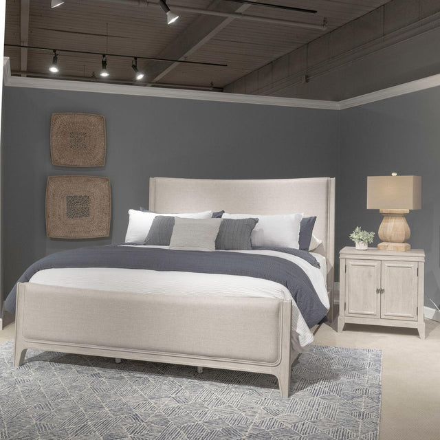 Liberty Furniture New Haven - Queen Upholstered Bed - White