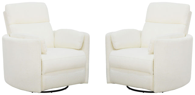 Parker House Radius - Power Swivel Glider Recliner (Set of 2) - Revel Oyster