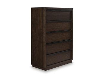 Ashley Dilenno Five Drawer Chest - Dark Brown