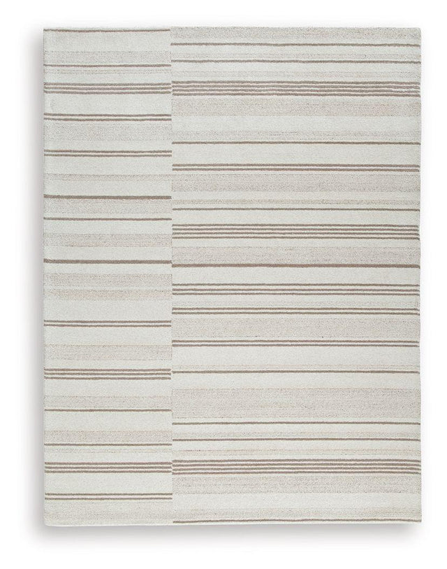 Ashley Gadence Large Rug - Ivory/Tan