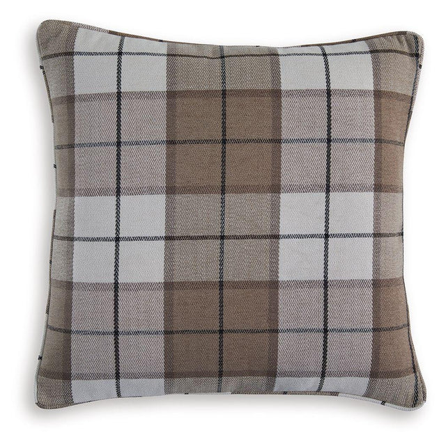 Ashley Godricton Pillow - Brown/Black/Cream
