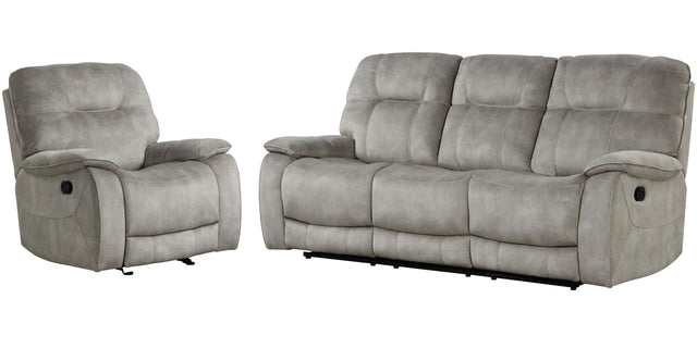 Parker House Cooper - Manual Reclining Sofa And Recliner - Shadow Natural