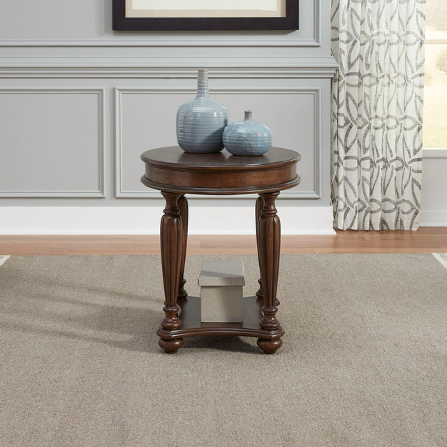 Liberty Furniture Allington - Oval End Table - Brown