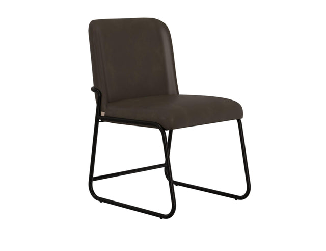 International Furniture Direct Seating - Upholstered Chair (Set of 2) - Brown / Black