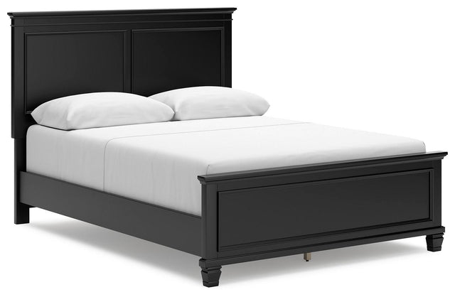 Ashley Lanolee - Black - Queen Panel Bed