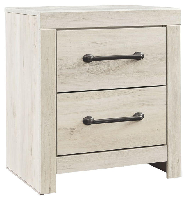 Ashley Cambeck Two Drawer Night Stand - Whitewash