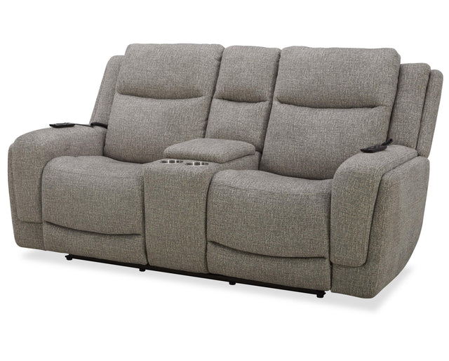 Parker House Penfield - Power Reclining Zero Gravity Console Loveseat With Heat, Massage And Speaker - Frappe