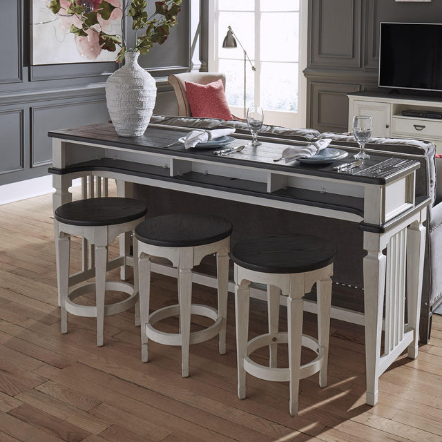 Liberty Furniture Allyson Park - 4 Piece Dining Room Set - White