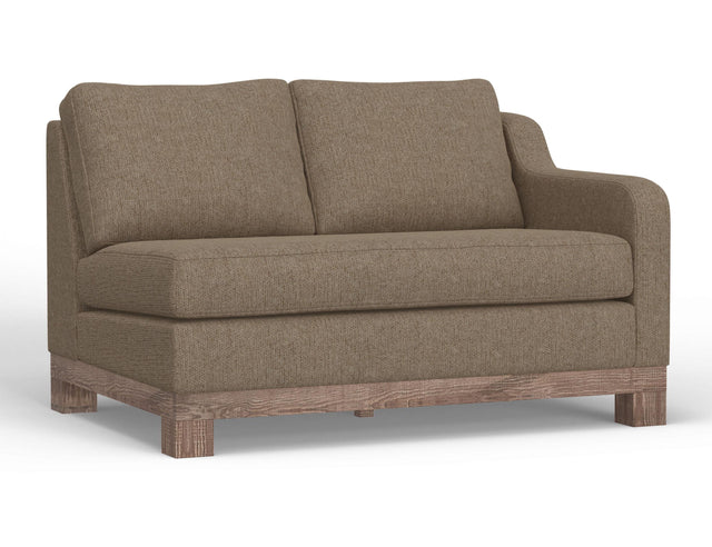 International Furniture Direct Samba - Right-Arm Loveseat - Brown Camel