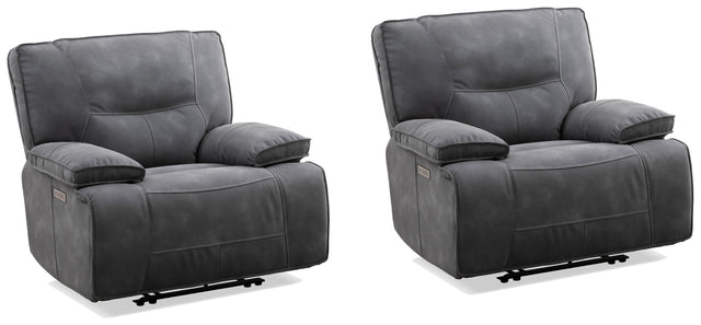 Parker House Gladiator - Gravity Power Recliner (Set of 2) - Cobalt Zero