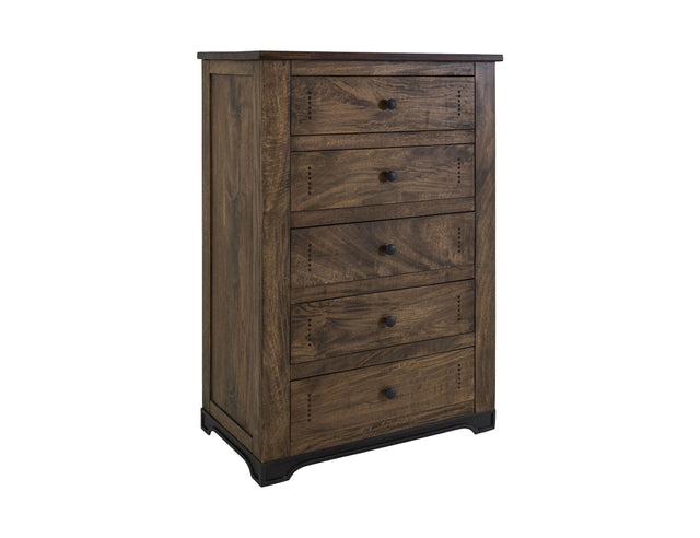 International Furniture Direct Parota III - Chest - Barrel Brown