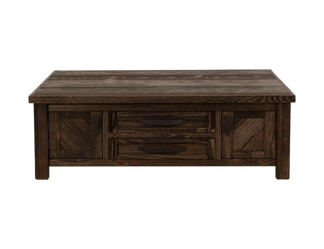 International Furniture Direct Dutton - Cocktail Table - Rookwood Brown