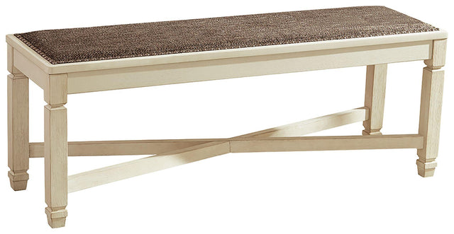 Ashley Bolanburg Large UPH Dining Room Bench - Two-tone