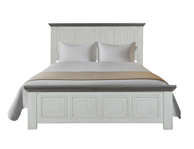 International Furniture Direct Luna - King Bed - White