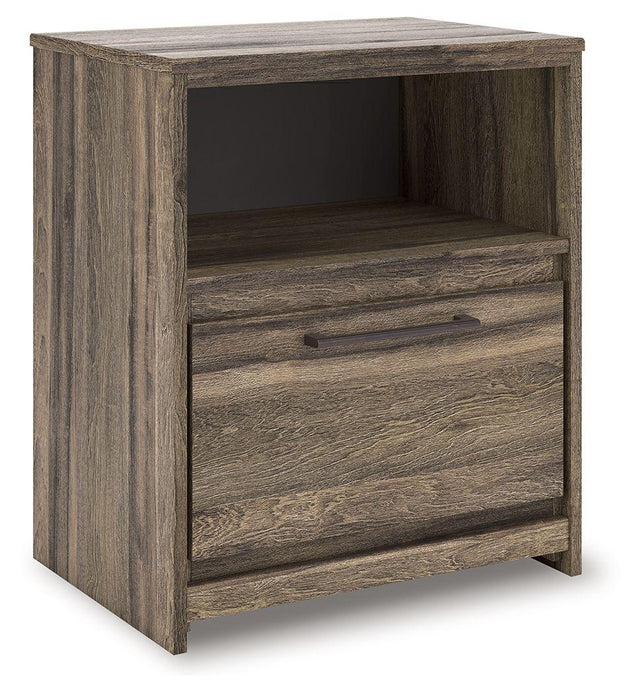 Ashley Elbrim One Drawer Night Stand - Brown