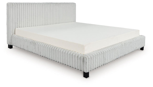 Ashley Zuraleus - White - King Upholstered Bed