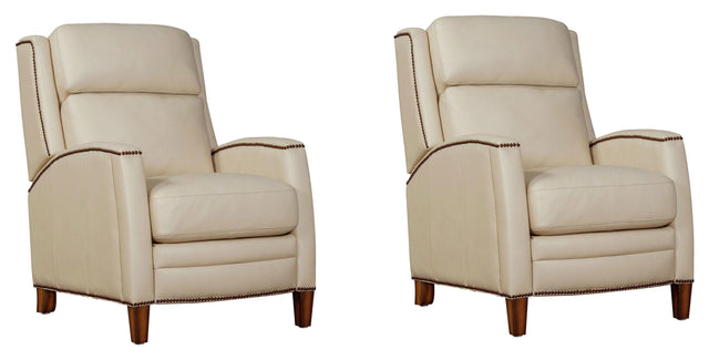 Parker House Vermont - Power Cordless High Leg Recliner (Set of 2) - Pearl Glow
