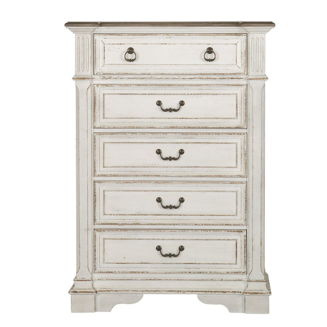 Liberty Furniture Abbey Park - 5 Drawer Chest - White