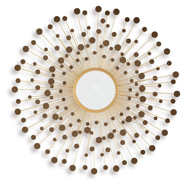 Ashley Morwenna Accent Mirror - Bronze/Gold Finish