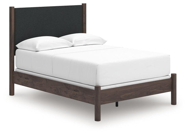 Ashley Pamytta - Brown - Full Upholstered Panel Bed