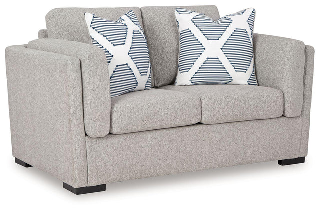 Ashley Evansley Loveseat - Pewter