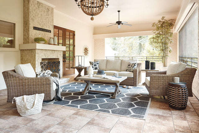 Ashley Beachcroft - Beige - 6 Pc. - Lounge Set