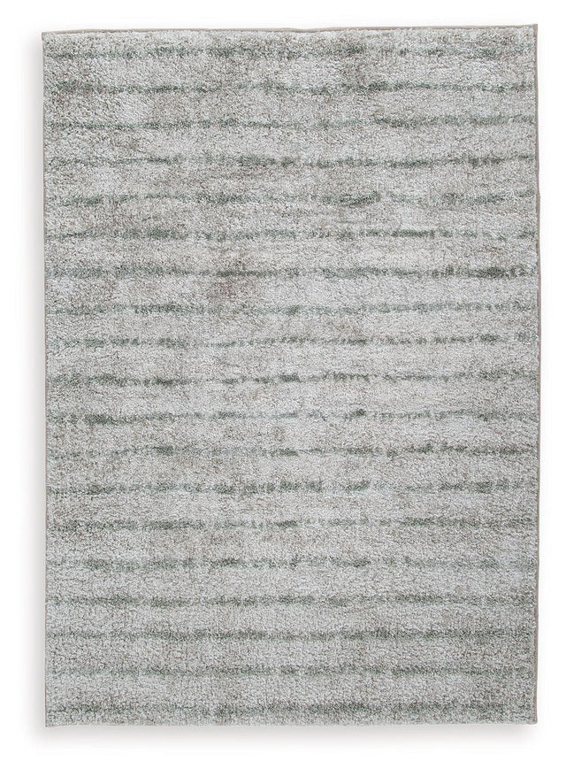 Ashley Laddway Medium Rug - Cream/Green