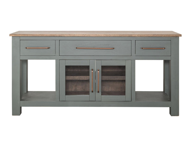 International Furniture Direct Alban - Console - Green / Brown