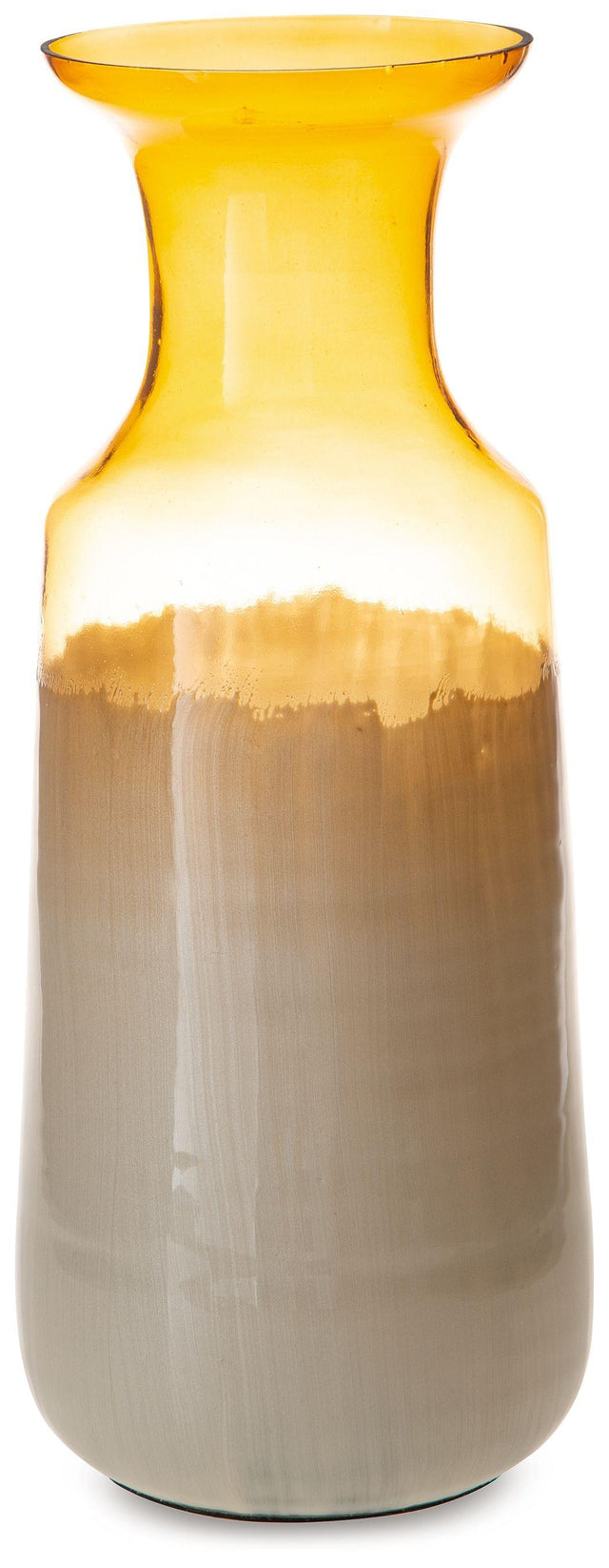 Ashley Wynburg Vase - White/Amber
