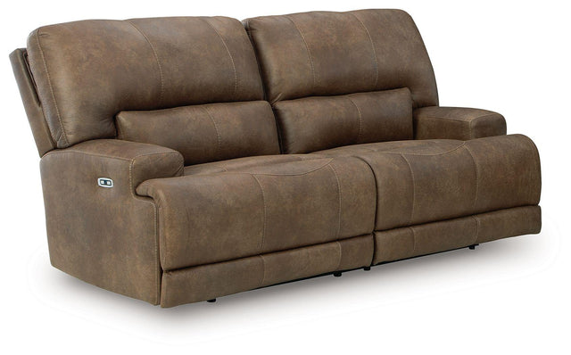 Ashley Beckley Place 2 Seat PWR REC Sofa ADJ HDREST - Earth