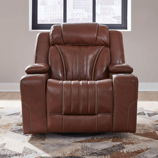 Liberty Furniture Caswell - Swivel Glider Recliner P2 - Brown
