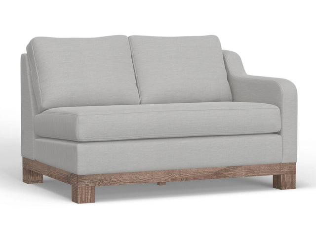 International Furniture Direct Samba - Right-Arm Loveseat - Ecru Beige