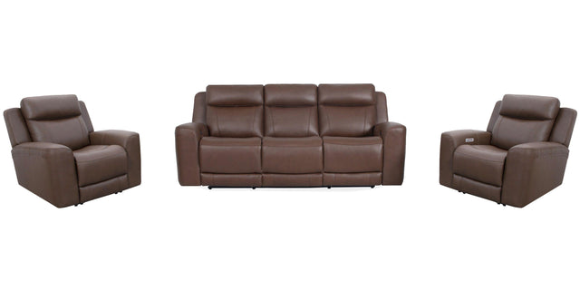 Parker House Calgary - Power Reclining Sofa And 2 Recliners - Autumn Umber
