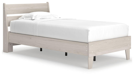 Ashley Socalle - Natural - Twin Panel Platform Bed