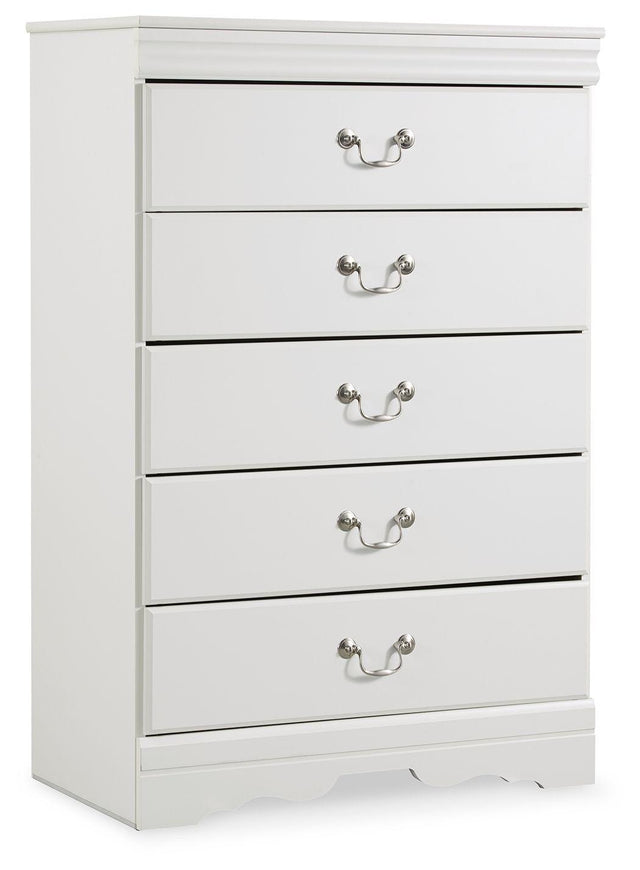 Ashley Anarasia Five Drawer Chest - White