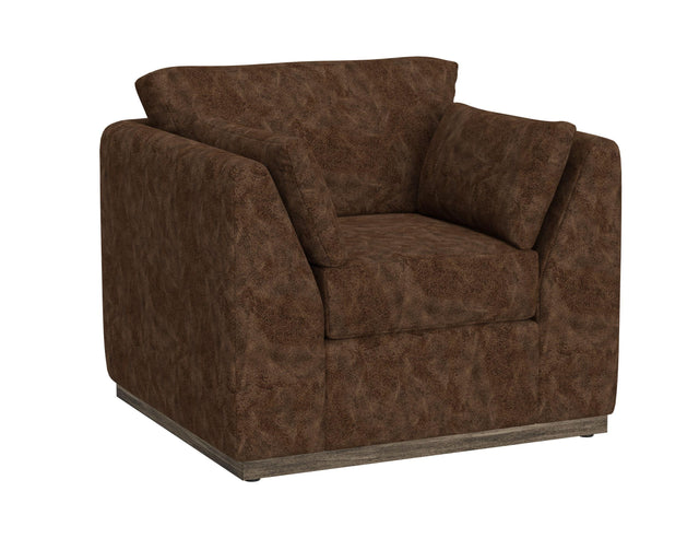 International Furniture Direct Vallarta - Armchair - Chocolate Brown